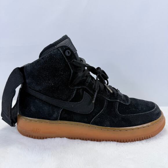 Nike Air Force 1 High \'07 LV8 Suede Black Gum Mens Size 8.5 AA1118-001